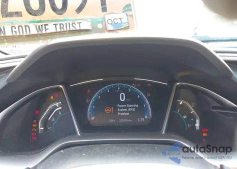 2020 Honda Civic Ex из США, поврежденный, VIN 19XFC1F36LE015543